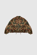 Withblack Jacket 'Leah' - Camo Print Green Shades - Withblack