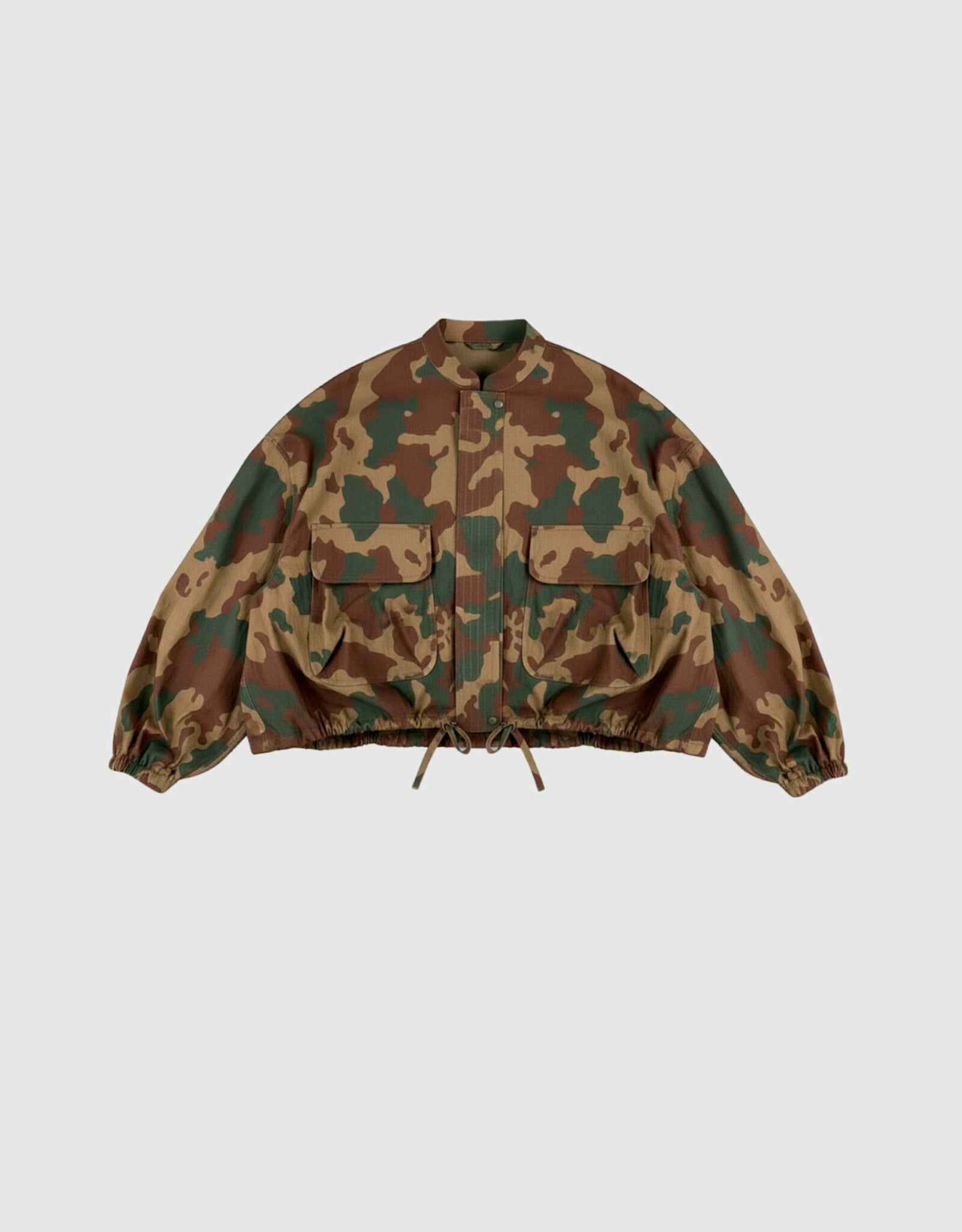 Withblack Jacket 'Leah' - Camo Print Green Shades - Withblack