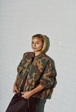 Withblack Jacket 'Leah' - Camo Print Green Shades - Withblack