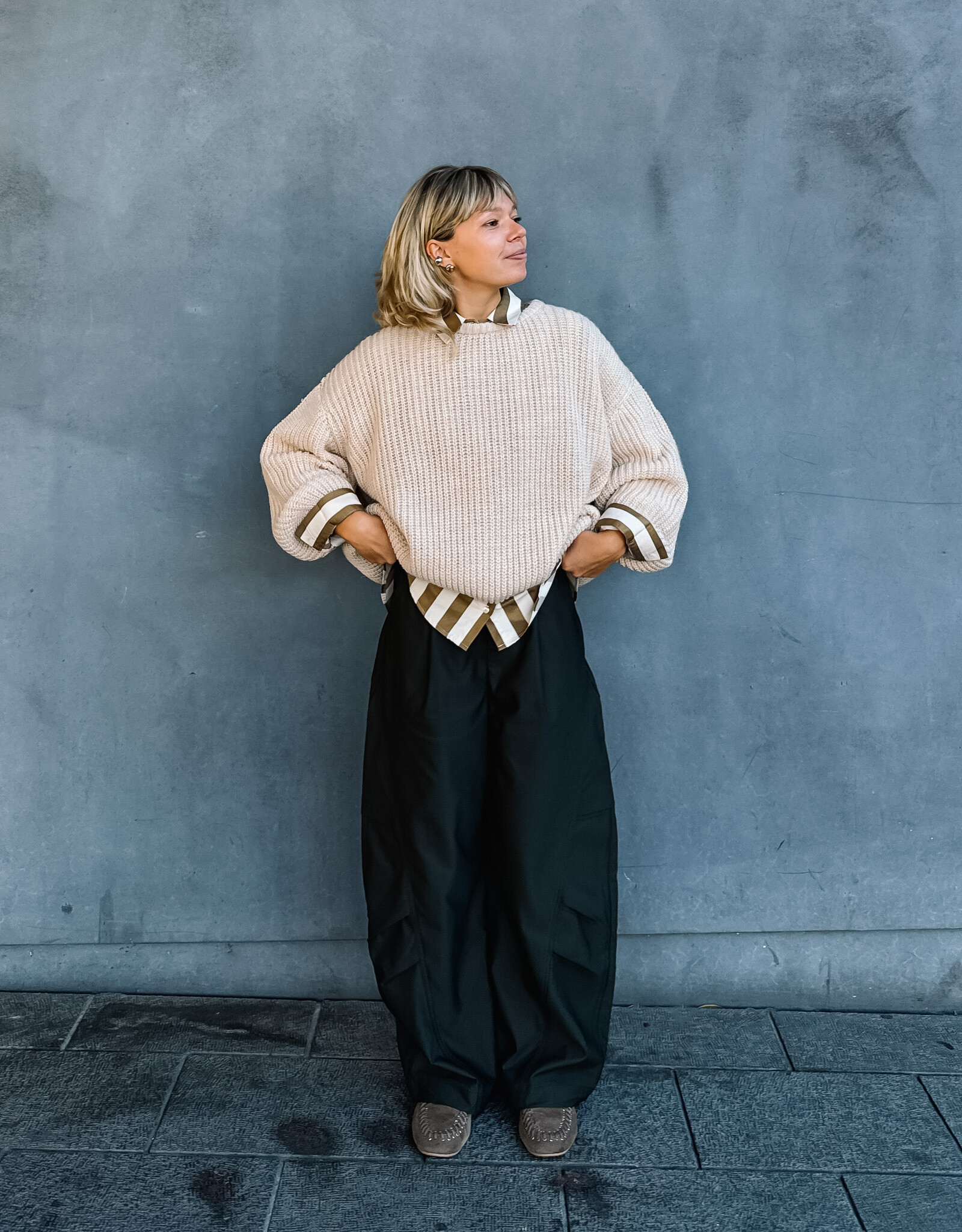 Withblack Broek Track 'Thelma' - Midnight Green - Withblack