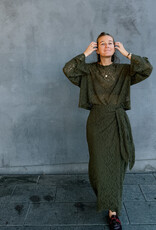 Monré Blouse 'Lucy' - Khaki Lace - Monré