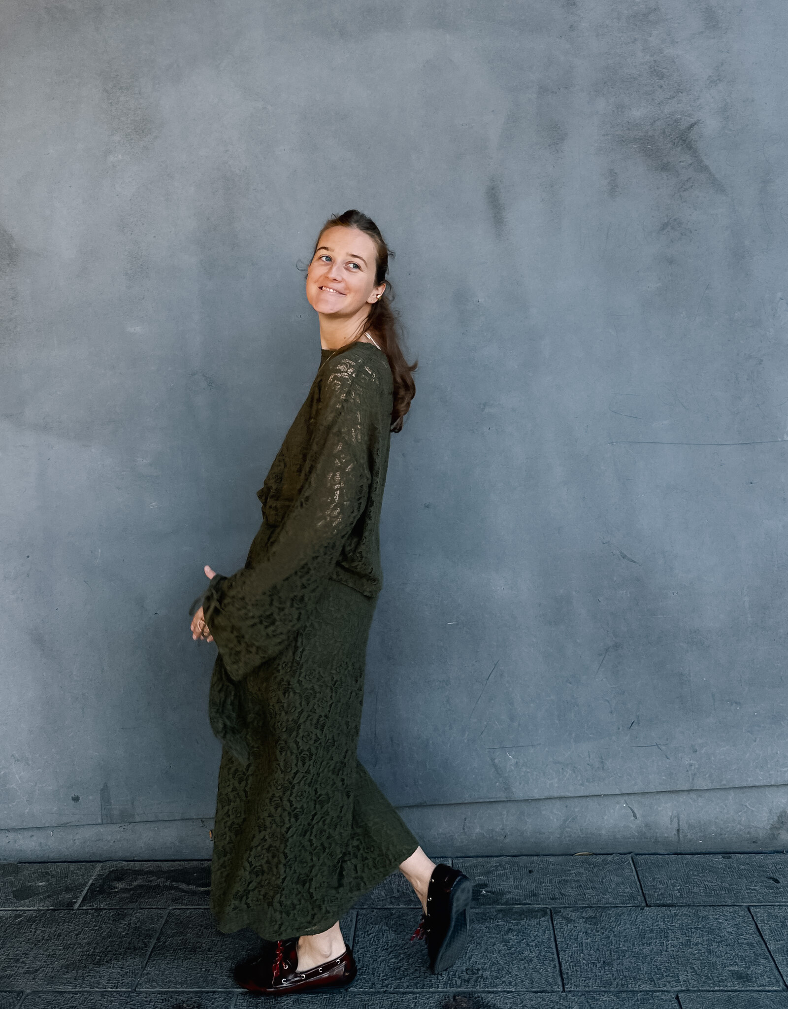 Monré Rok 'Joelle' - Khaki Lace - Monré