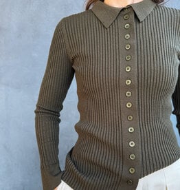 Suncoo Cardigan 'Garda' - Kaki - Suncoo