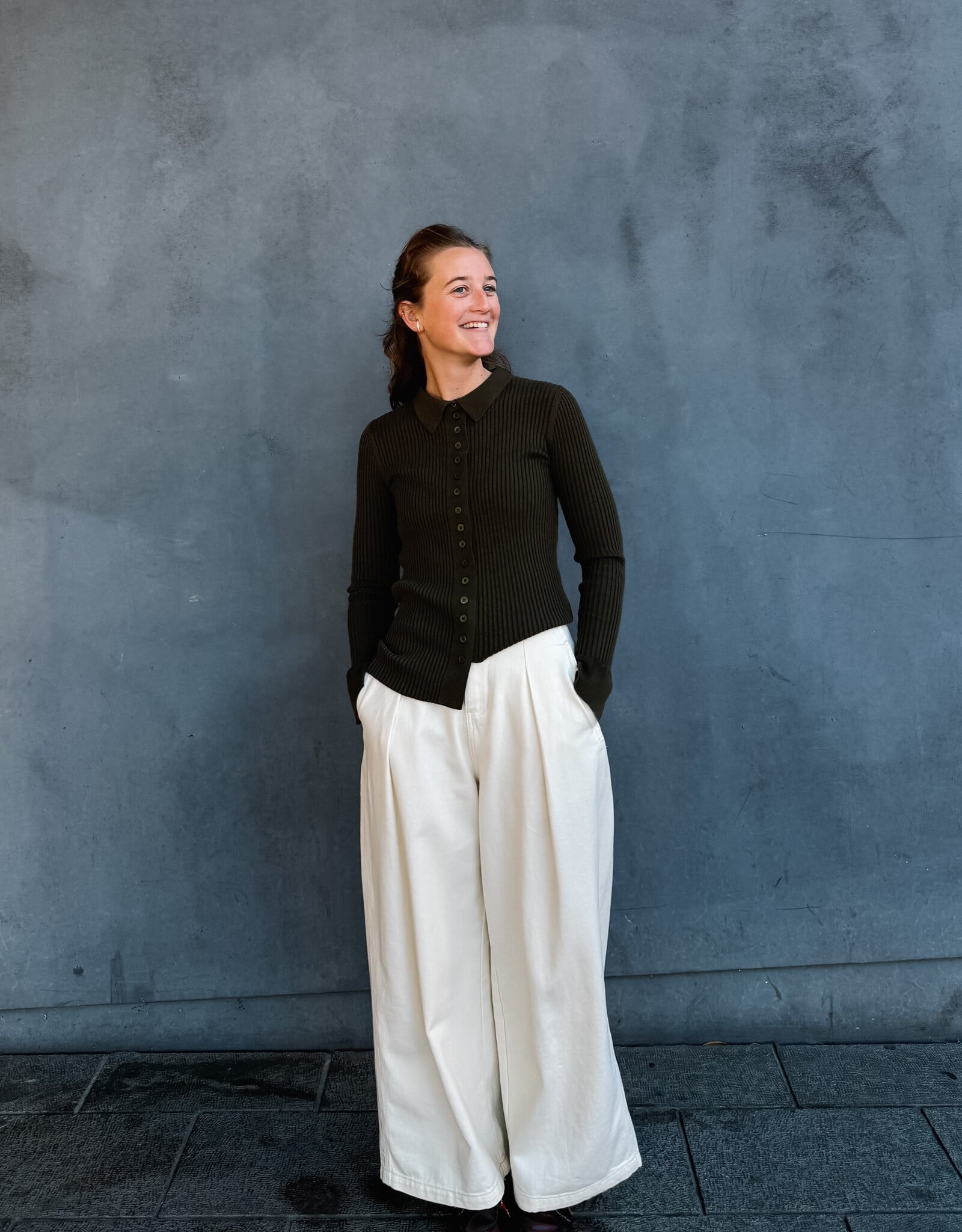 Suncoo Broek 'Rim' - Creme - Suncoo