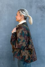 Withblack Jacket 'Leah' - Camo Print Green Shades - Withblack