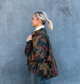 Withblack Jacket 'Leah' - Camo Print Green Shades - Withblack