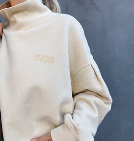 American Vintage Sweater 'Jitbay' - Limonade Vintage - Jit03AB-   American Vintage
