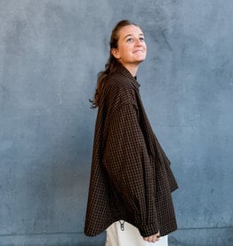 Catwalk Junkie Jacket Check 'Light Padded' - Mossy - Catwalk Junkie