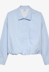Catwalk Junkie Blouse 'Tuck In' - Chambray Blue - Catwalk Junkie