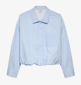 Catwalk Junkie Blouse 'Tuck In' - Chambray Blue - Catwalk Junkie