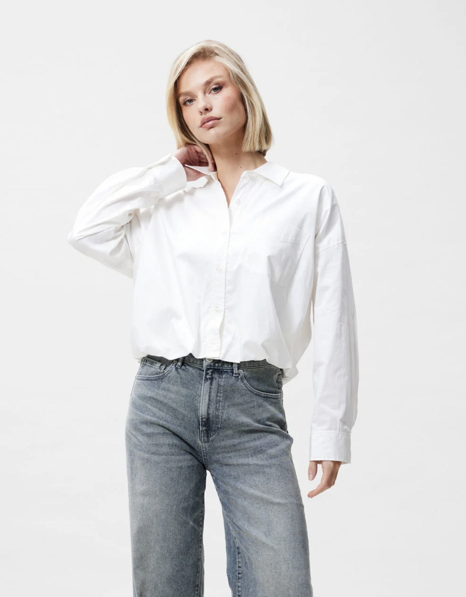 Catwalk Junkie Blouse 'Tuck In' - Off White - Catwalk Junkie