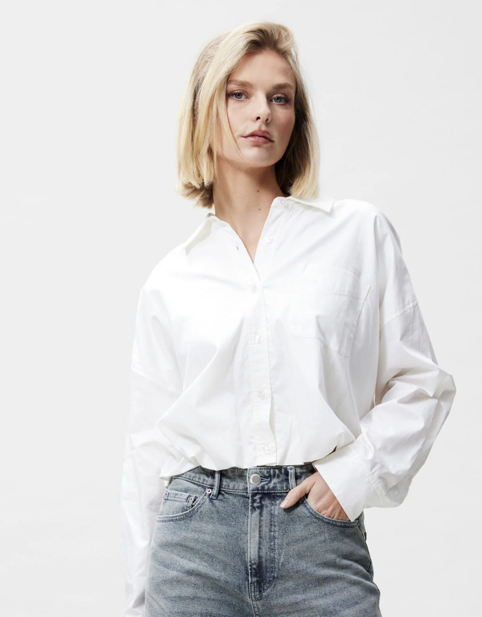 Catwalk Junkie Blouse 'Tuck In' - Off White - Catwalk Junkie