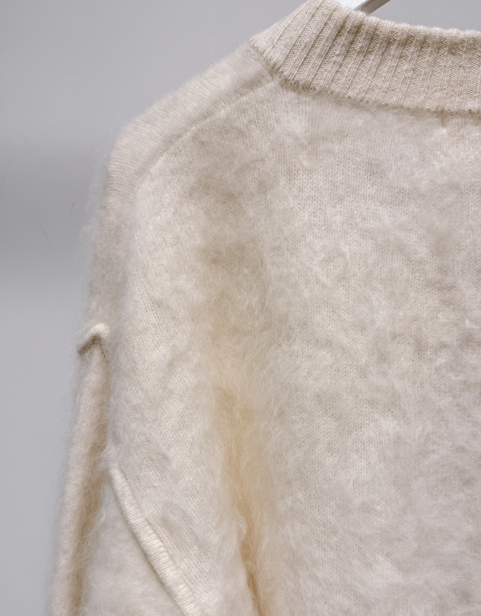La Petite Laine Cardigan 'Edith' - Ecru - One size