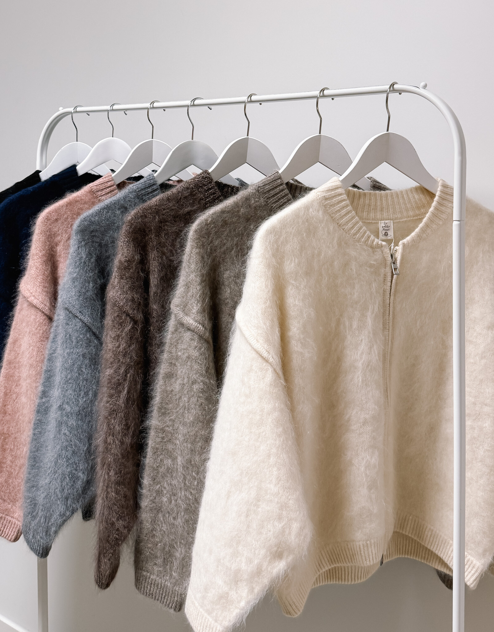 La Petite Laine Cardigan 'Edith' - Ecru - One size