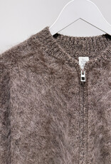 La Petite Laine Cardigan 'Edith' - Choco - One size