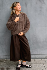 La Petite Laine Cardigan 'Edith' - Choco - One size