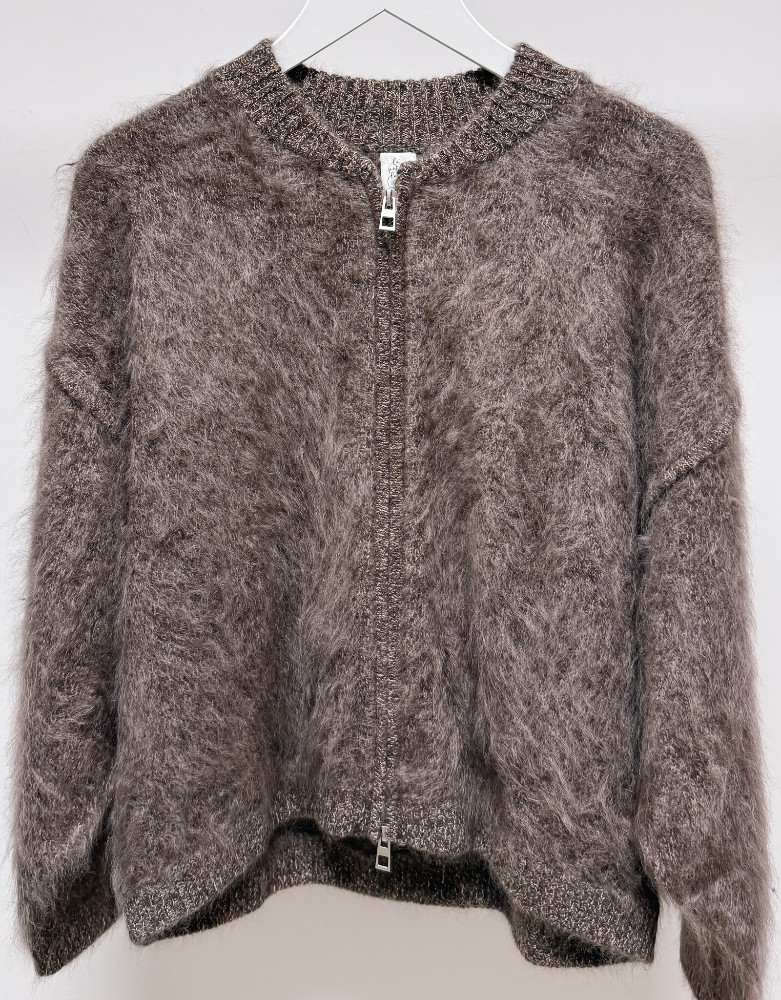 La Petite Laine Cardigan 'Edith' - Choco - One size
