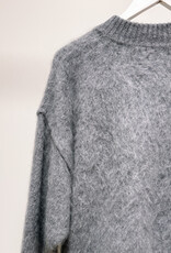 La Petite Laine Cardigan 'Edith' - Carbone - One size