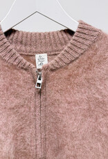 La Petite Laine Cardigan 'Edith' - Rose - One size