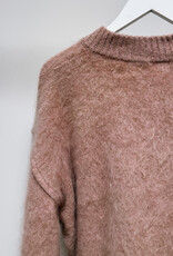 La Petite Laine Cardigan 'Edith' - Rose - One size