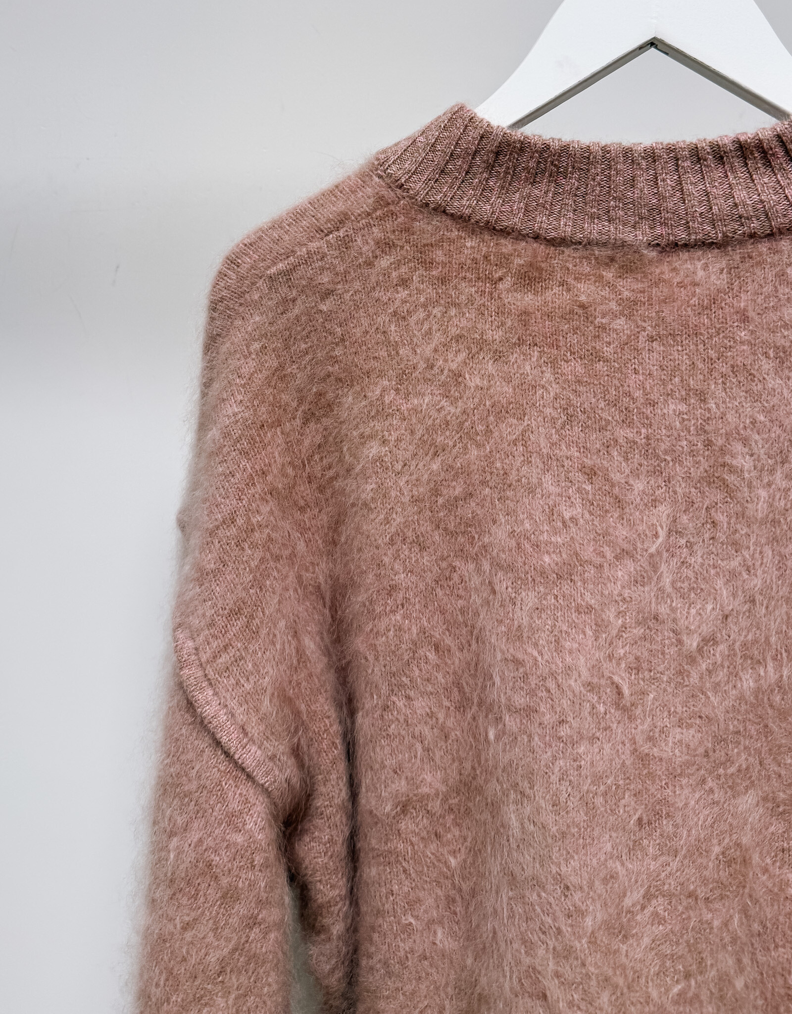 La Petite Laine Cardigan 'Edith' - Rose - One size