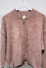 La Petite Laine Cardigan 'Edith' - Rose - One size