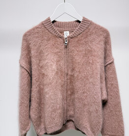 La Petite Laine Cardigan 'Edith' - Rose - One size