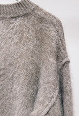 La Petite Laine Cardigan 'Edith' - Taupe - One size