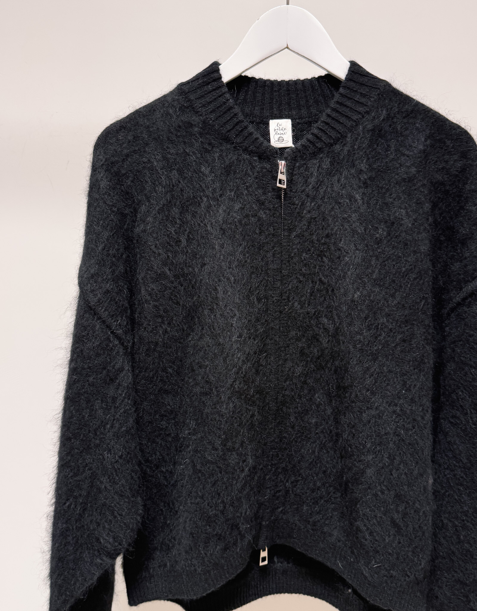 La Petite Laine Cardigan 'Edith' - Black - One size