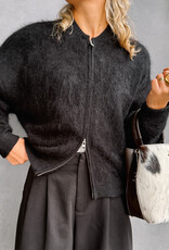 La Petite Laine Cardigan 'Edith' - Black - One size