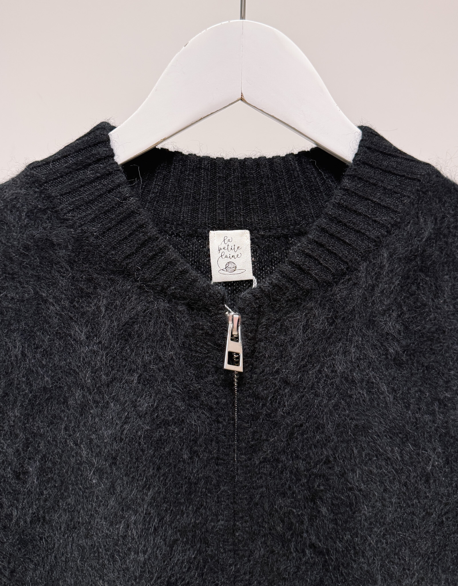 La Petite Laine Cardigan 'Edith' - Black - One size