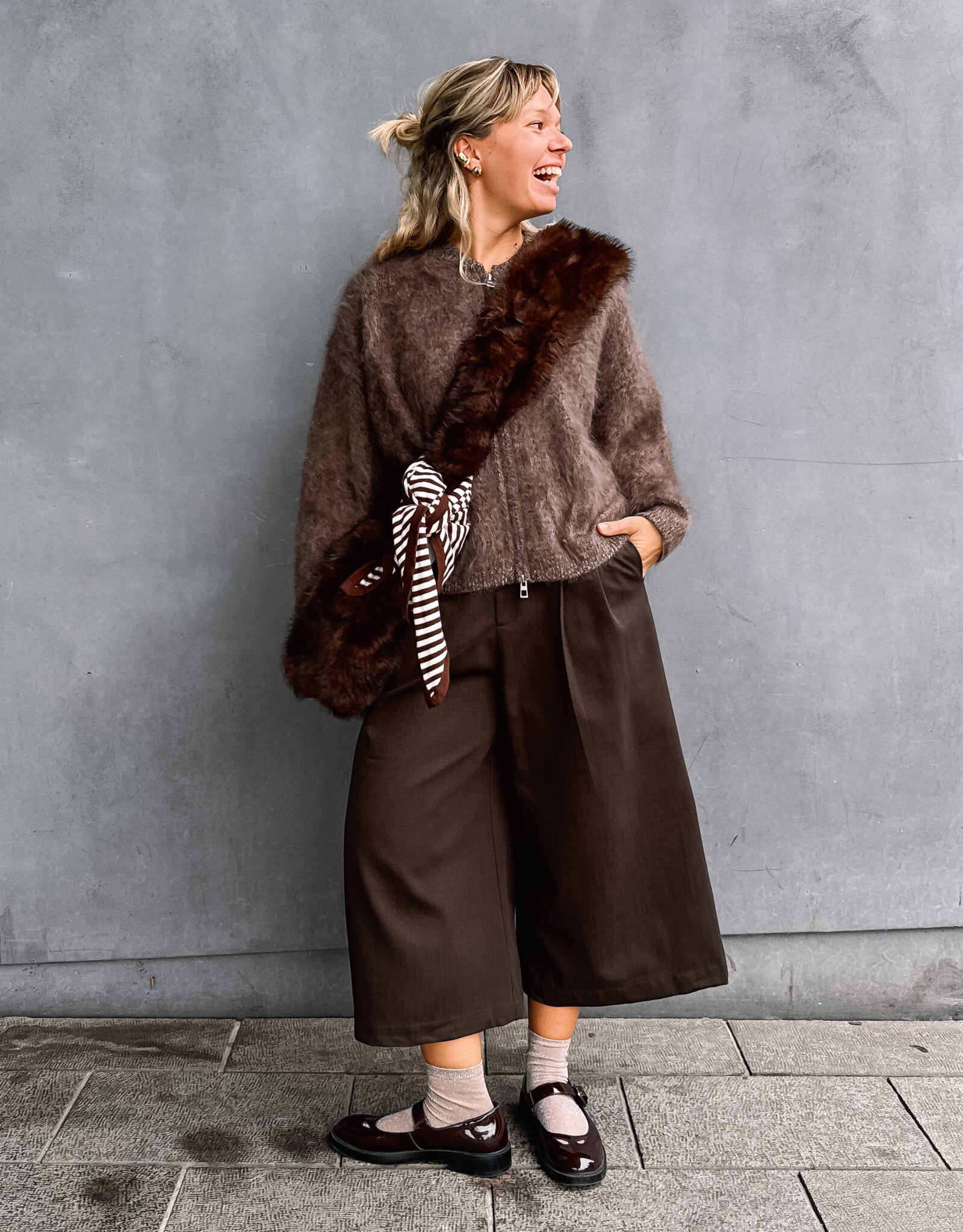 The Golden House Feel Culotte 'Bea' - Marron