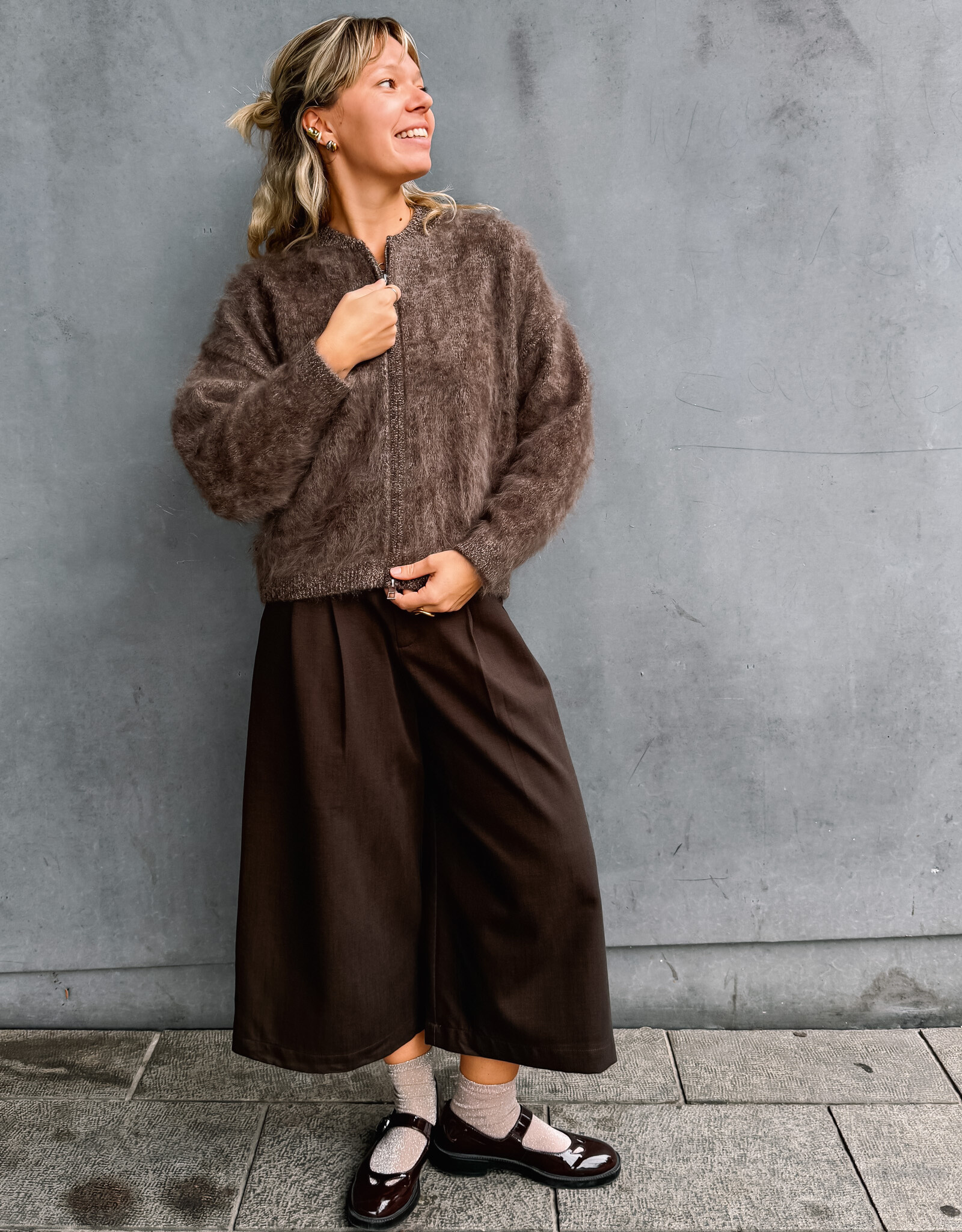 The Golden House Feel Culotte 'Bea' - Marron