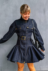 The Golden House Feel Jurk Jeans 'Celeste' - Dark Blue
