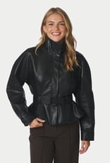 Jacket Faux Leather 'Jaclyn' - Black - Neo Noir