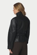 Jacket Faux Leather 'Jaclyn' - Black - Neo Noir