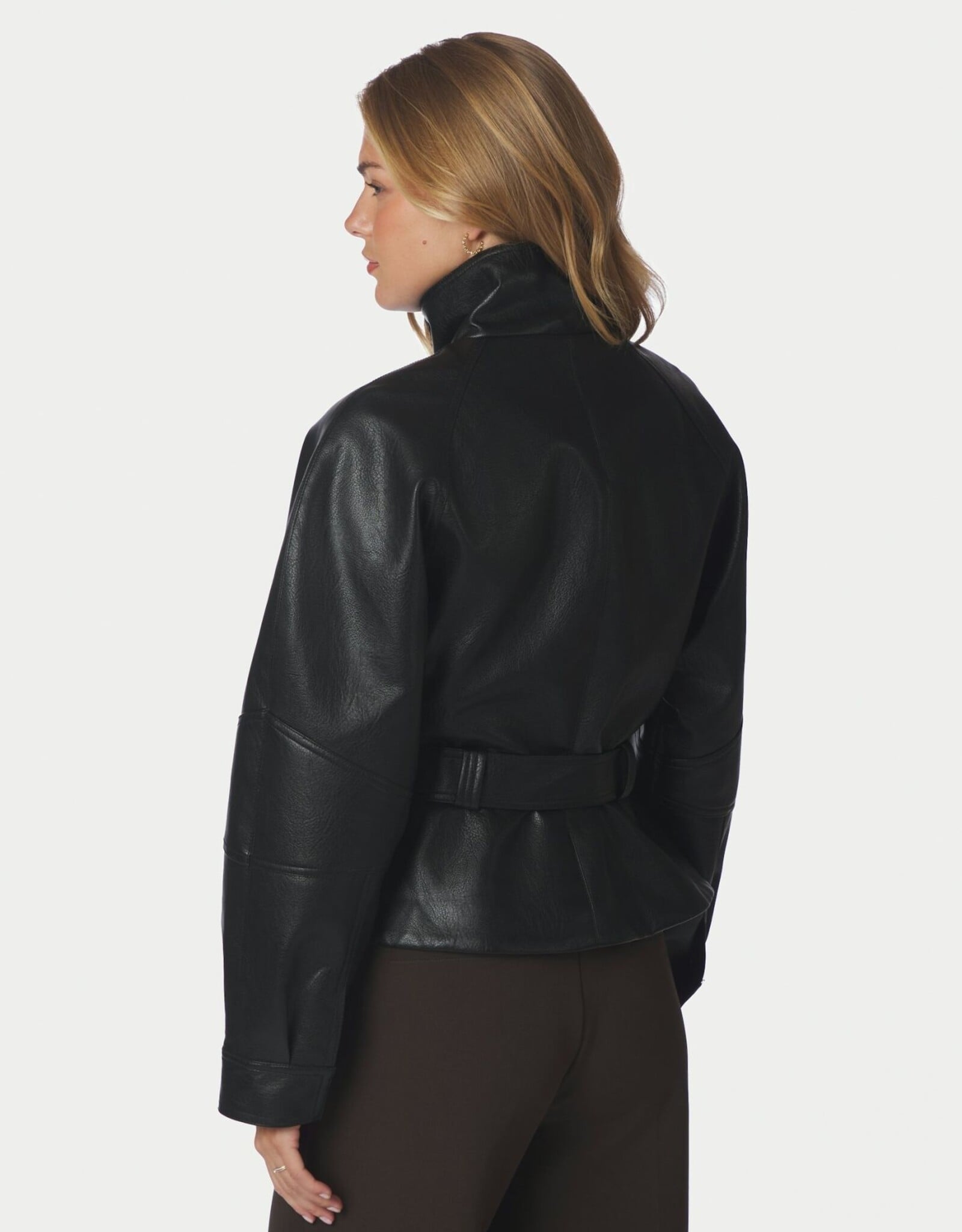 Jacket Faux Leather 'Jaclyn' - Black - Neo Noir