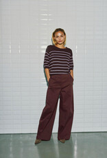 Withblack Broek 'Leah' - Dark Wine - Withblack