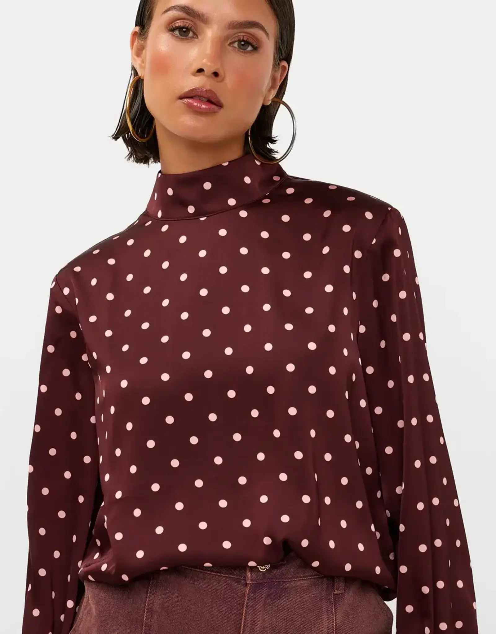 Studio Amaya Blouse 'Selya' - Bordeaux - Studio Amaya