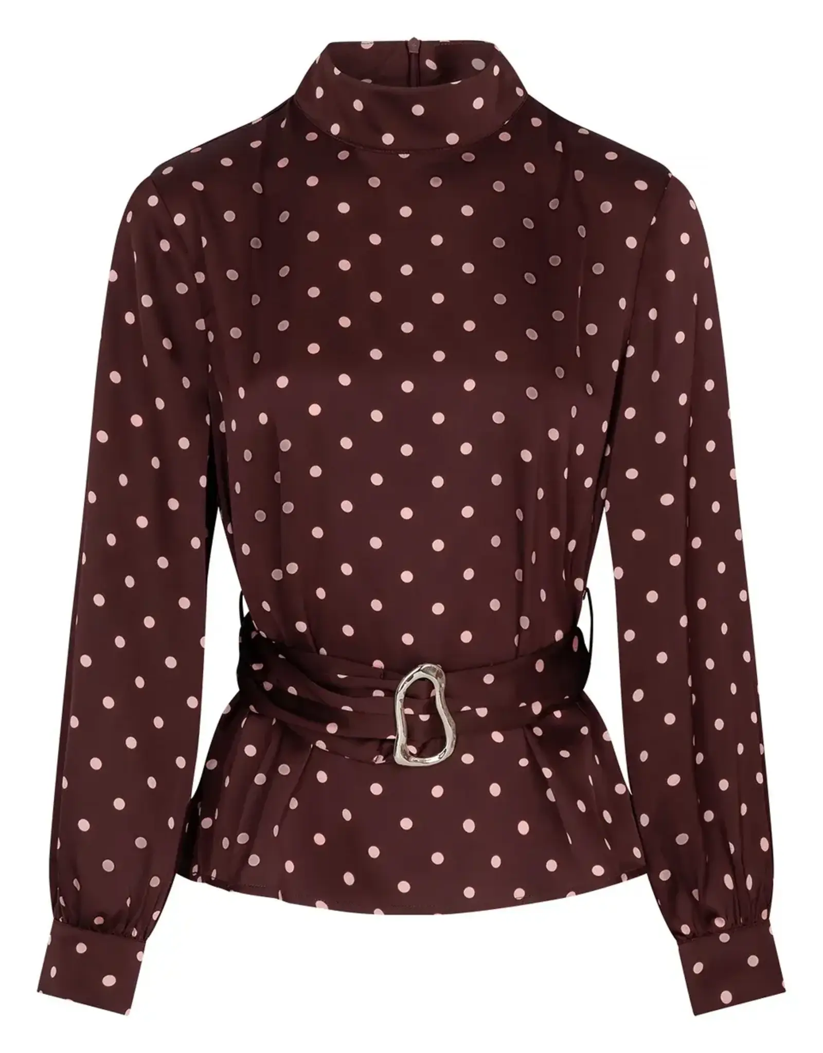 Studio Amaya Blouse 'Selya' - Bordeaux - Studio Amaya