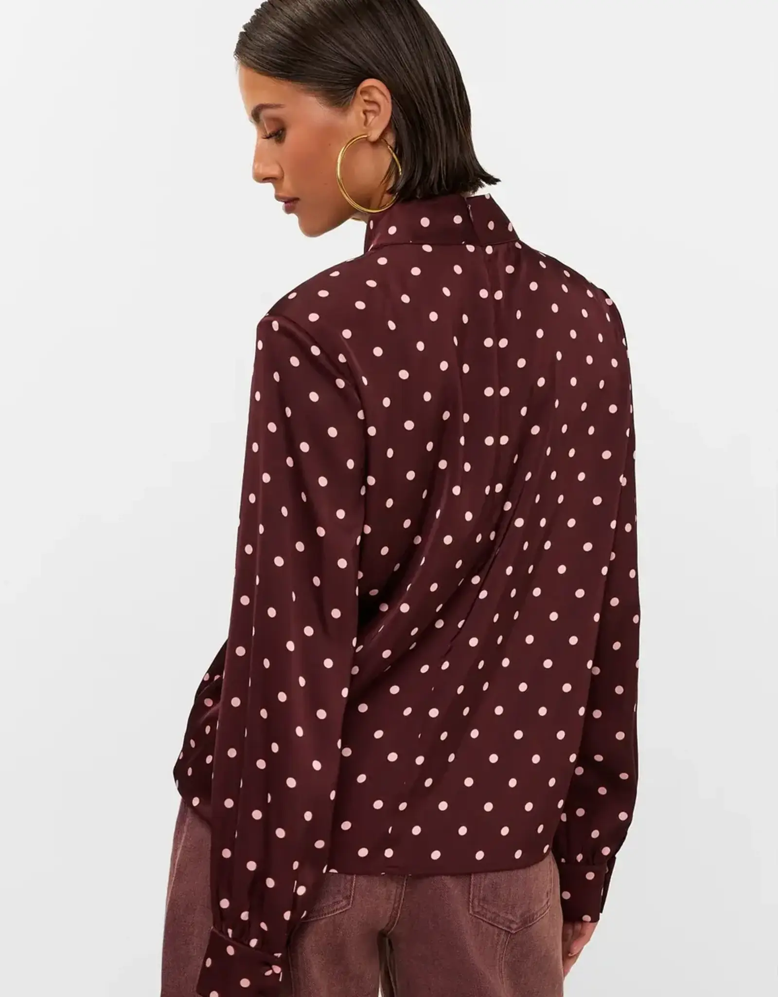 Studio Amaya Blouse 'Selya' - Bordeaux - Studio Amaya