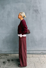 Withblack Broek 'Leah' - Dark Wine - Withblack