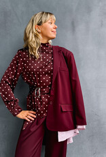 Studio Amaya Blouse 'Selya' - Bordeaux - Studio Amaya