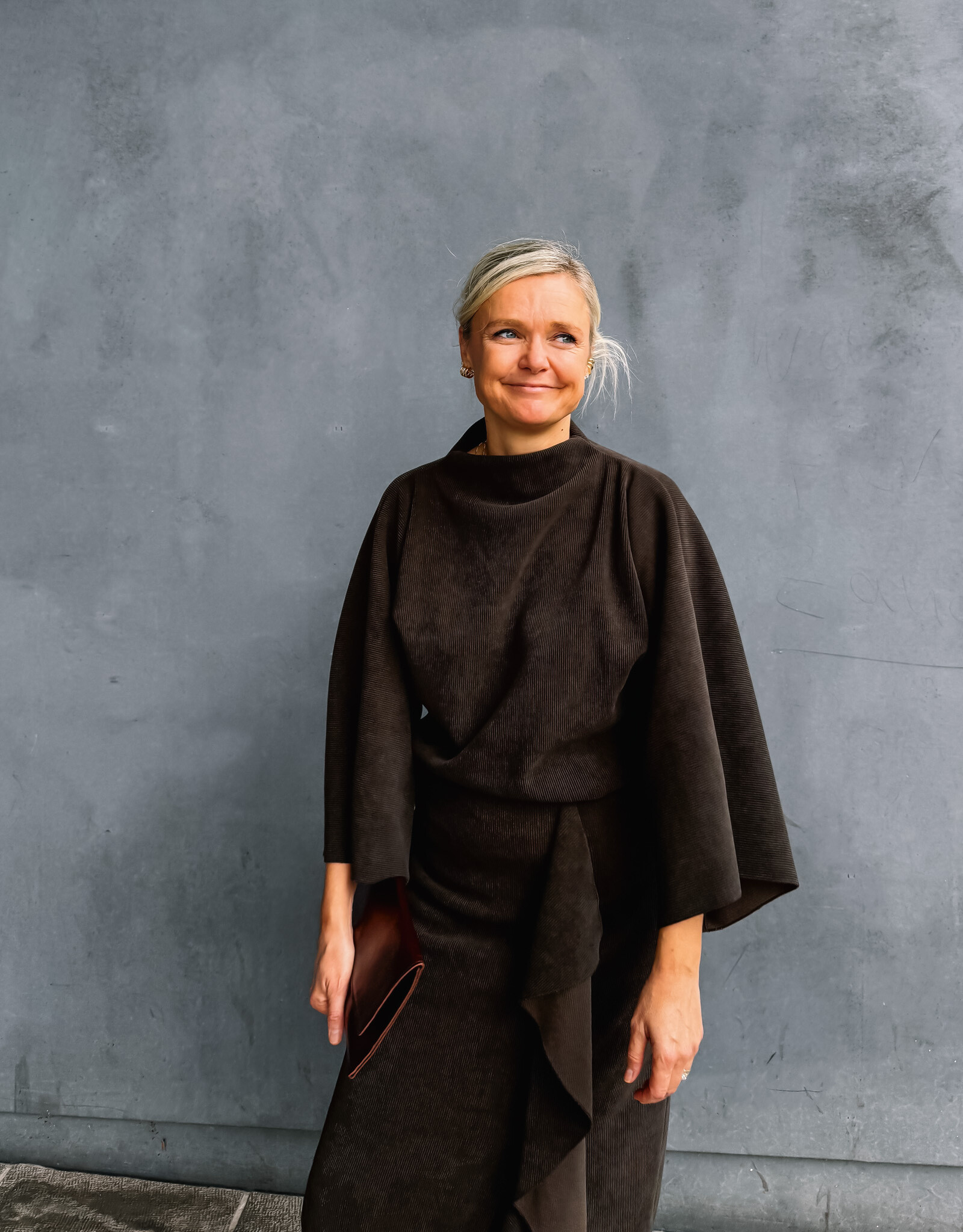 Re/Born Blouse 'Daisy' - Brown - Re/Born