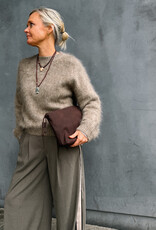 La Petite Laine Pull 'Eva' - Taupe - One size
