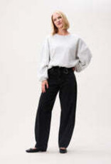 Catwalk Junkie Sweater Oversized 'Graphic' - Light Grey Melange - Catwalk Junkie