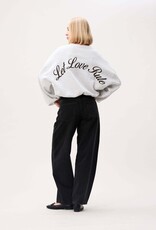 Catwalk Junkie Sweater Oversized 'Graphic' - Light Grey Melange - Catwalk Junkie