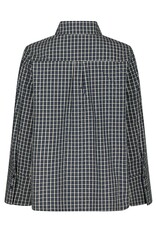Blouse Check 'Bedaz' - Dark Bkue - Neo Noir
