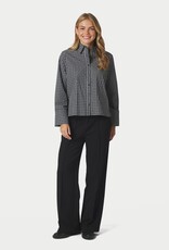 Blouse Check 'Bedaz' - Dark Bkue - Neo Noir
