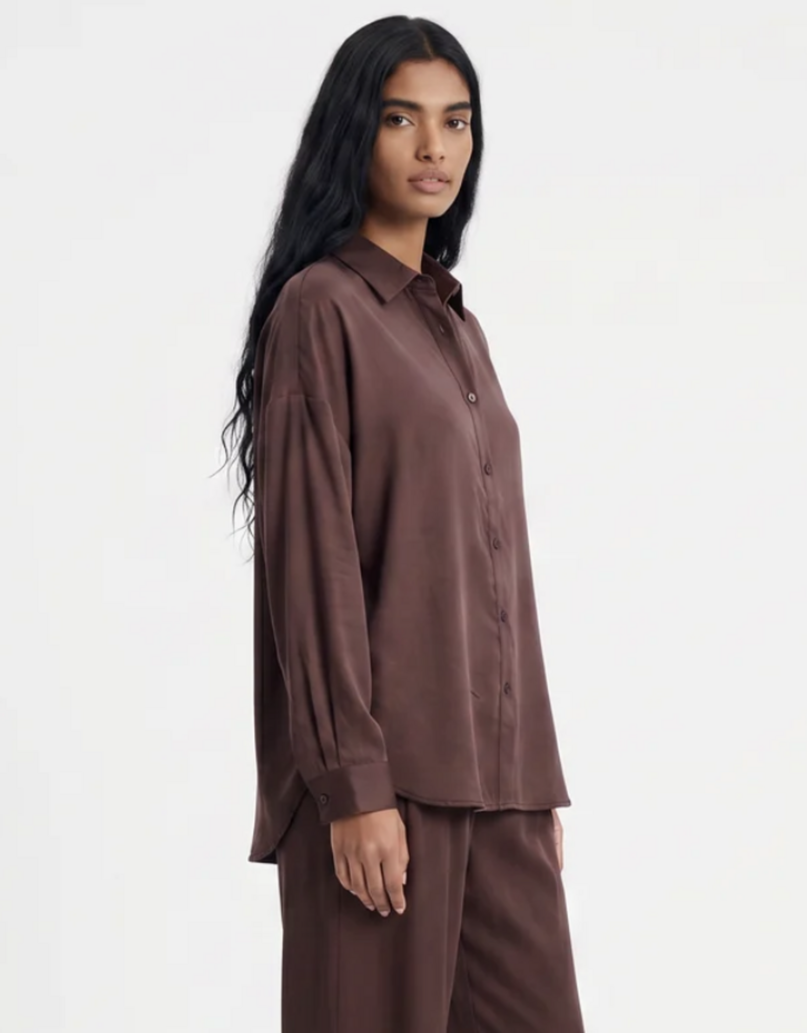 Blouse 'Elaia' - Wine - Artlove